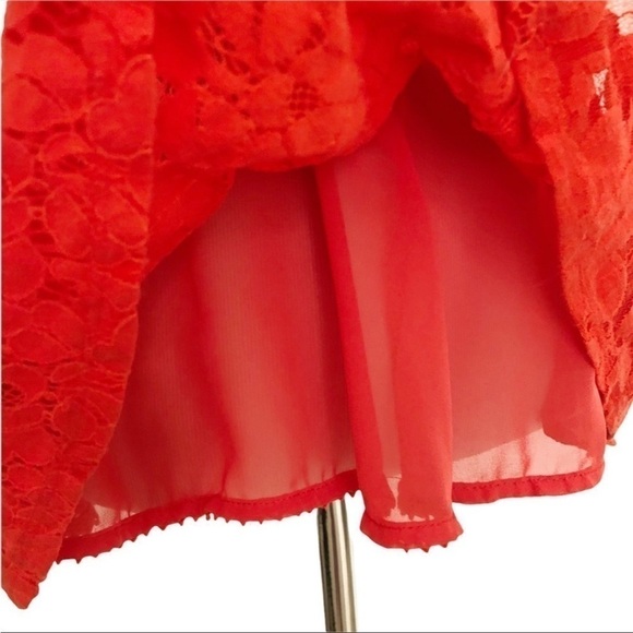 Anthropologie Moulinette Souers Glitzen Orange Peplum Metallic Blouse Sz 2 NWOT - Picture 5 of 11